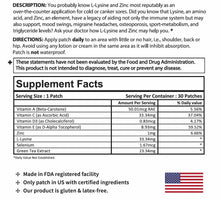 Load image into Gallery viewer, L-Lysine/Zinc Plus