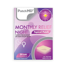 Load image into Gallery viewer, Monthly Relief Night Topical Patch (30-Day Supply) 2 Pack