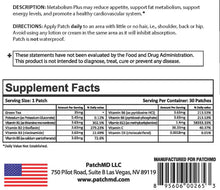 Load image into Gallery viewer, Metabolism Plus Patch