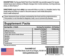 Load image into Gallery viewer, PatchMD Nausea Relief Patch