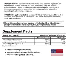 Load image into Gallery viewer, D3/K2 Topical Patch (30-Day Supply)