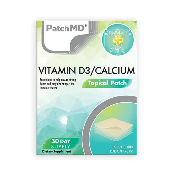 D3/Calcium Patch (30-Day Supply) 2 Pack